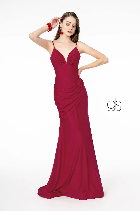 Sweetheart Neckline Jersey Long Prom Dress