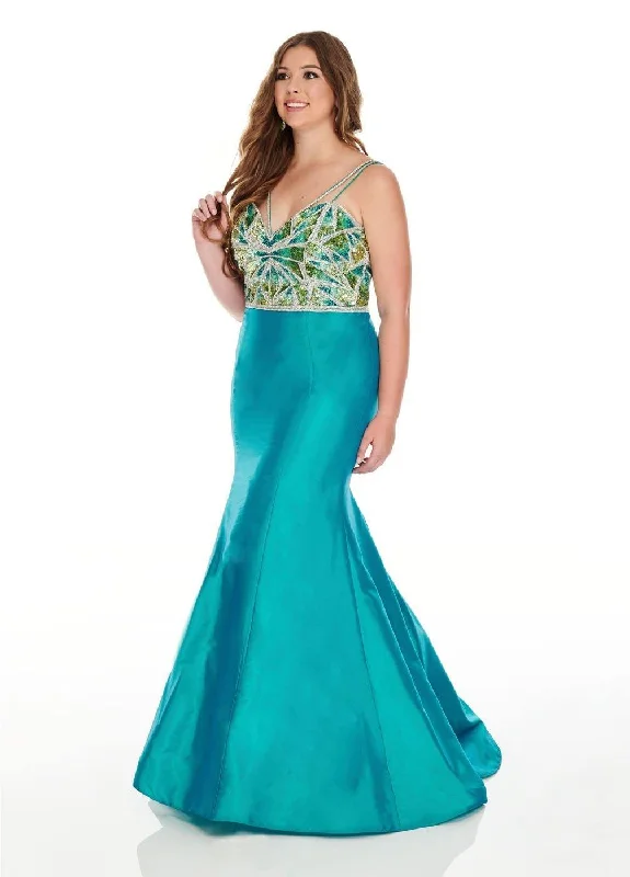 Rachel Allan Sexy Formal Long Plus Size Dress Prom