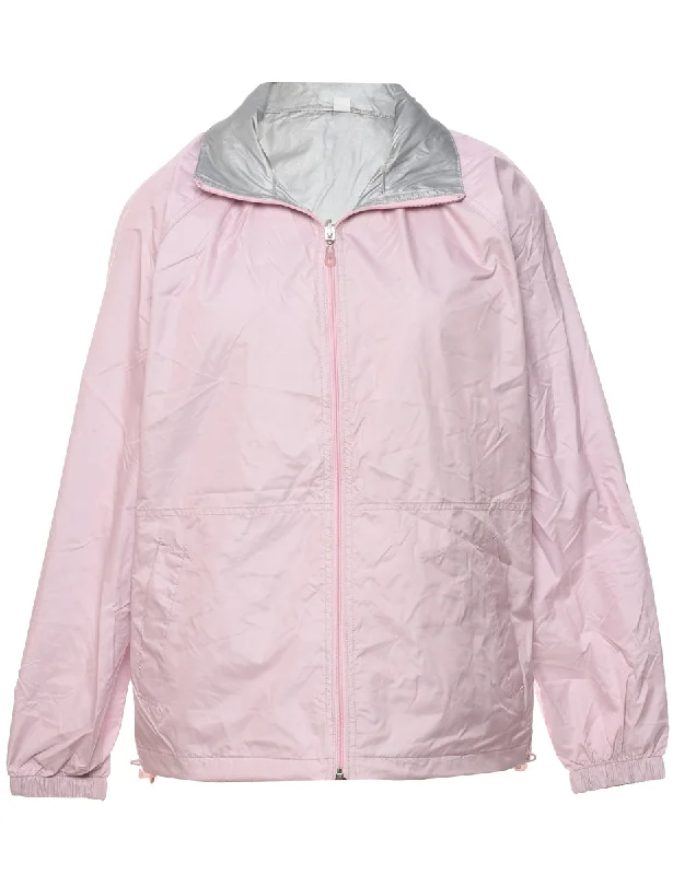 Pale Pink Nylon Jacket - M