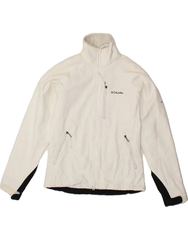 COLUMBIA Womens Titanium Windbreaker Jacket UK 6 XS White Colourblock