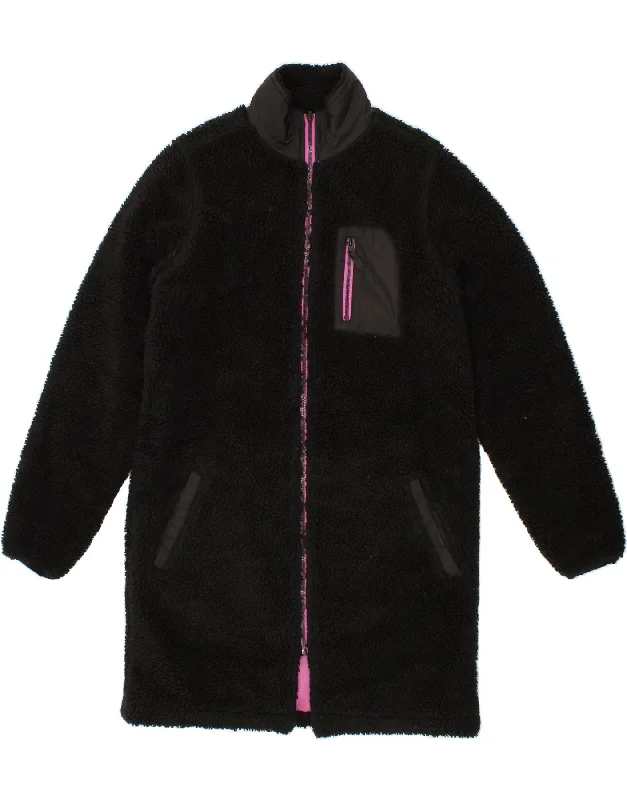 VANS Womens Fleece Overcoat UK 6 XS Black