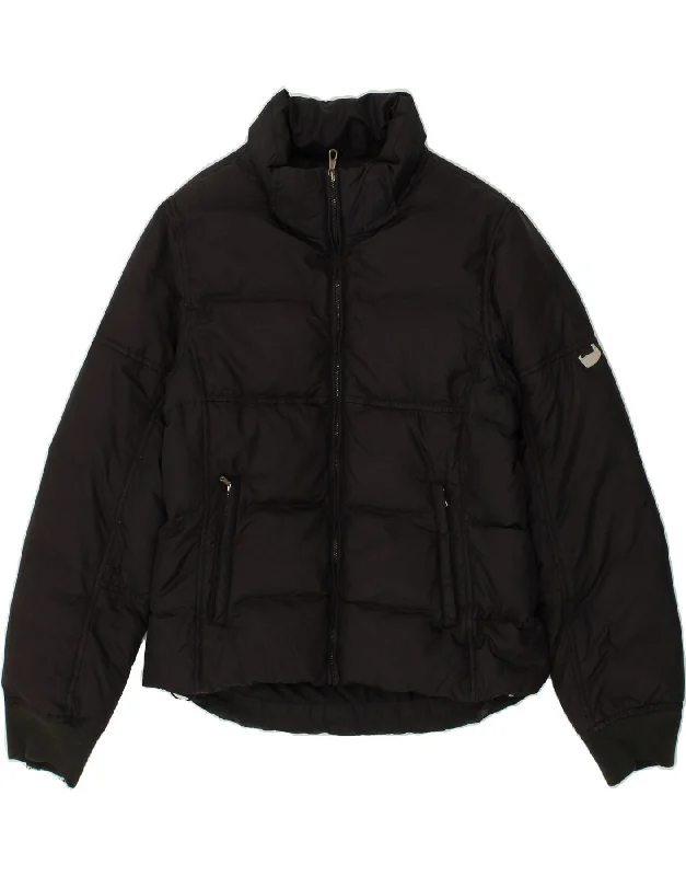 CHAMPION Womens Padded Jacket UK 14 Medium Black