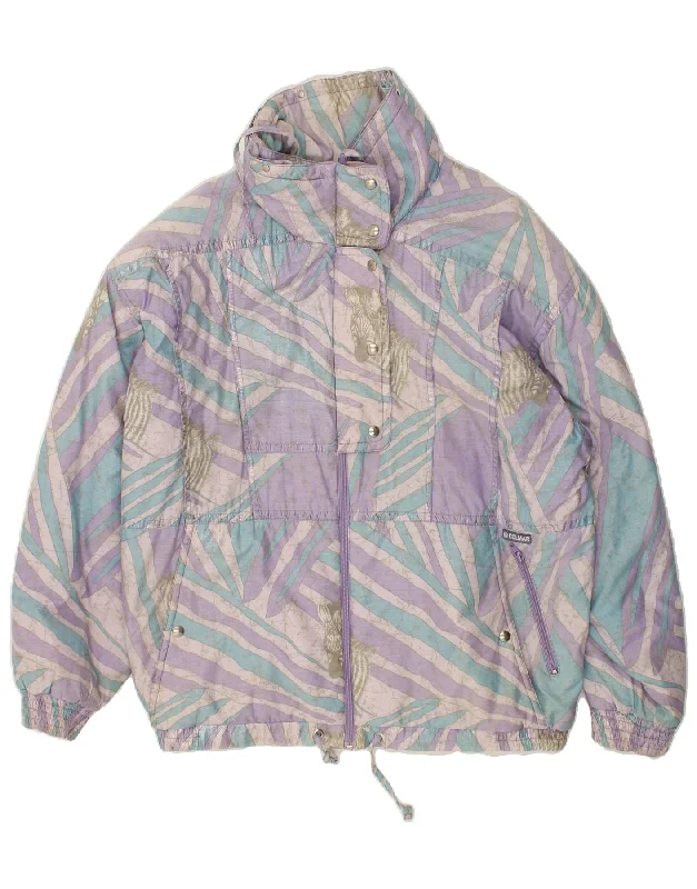 COLMAR Womens Windbreaker Jacket US 14 XL Purple