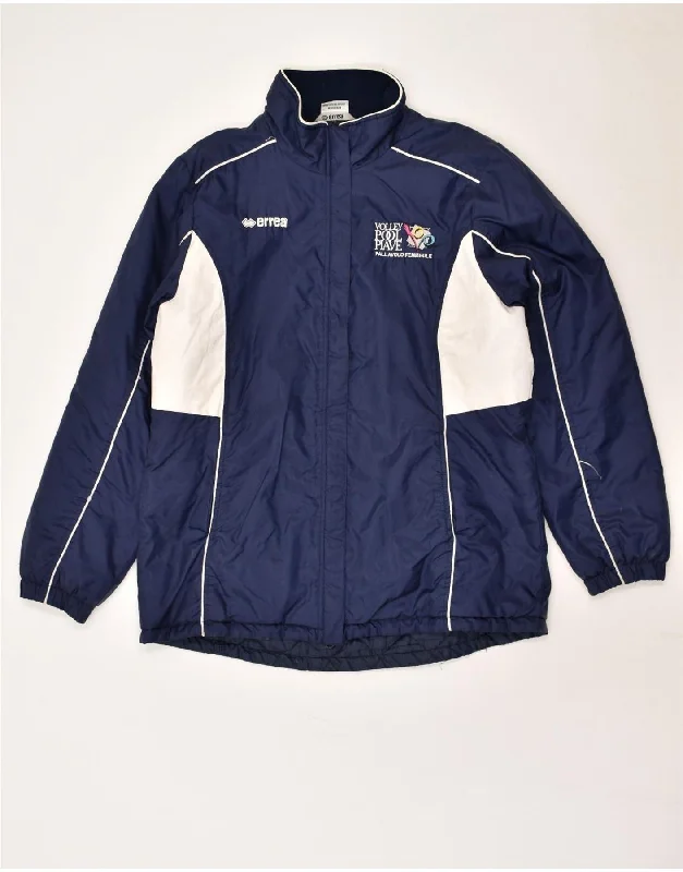 ERREA Womens Volley Pool Piave Windbreaker Coat UK 16 Large Navy Blue