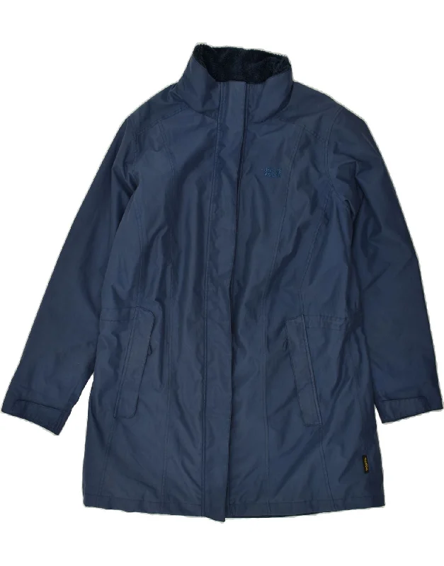 JACK WOLFSKIN Womens Windbreaker Coat UK 18 XL  Navy Blue Polyester