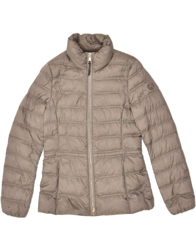 MASSIMO DUTTI Womens Padded Jacket UK 10 Small Grey Polyester