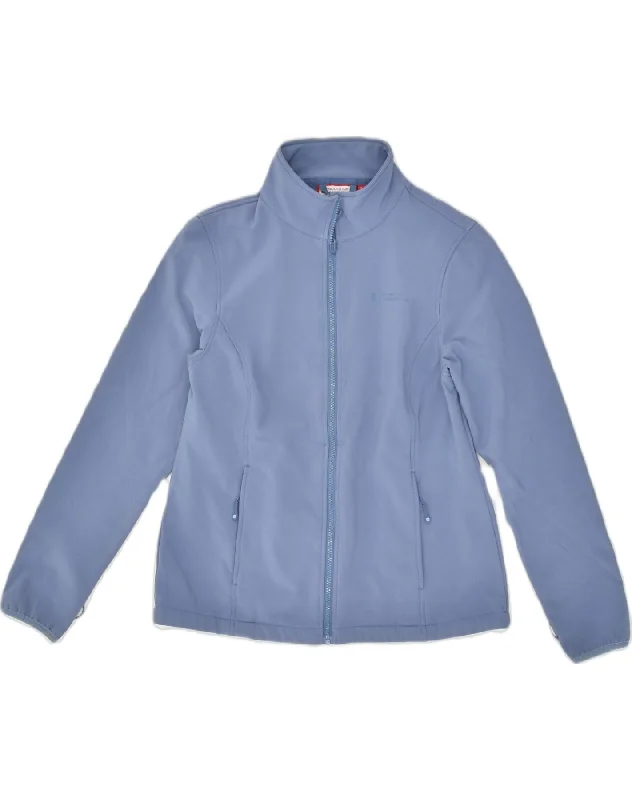 MOUNTAIN WAREHOUSE Womens Windbreaker Jacket UK 14 Large Blue Polyester