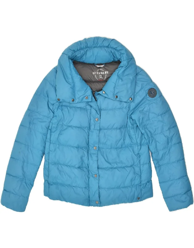 S.OLIVER Womens Padded Jacket UK 10 Small Blue Polyamide