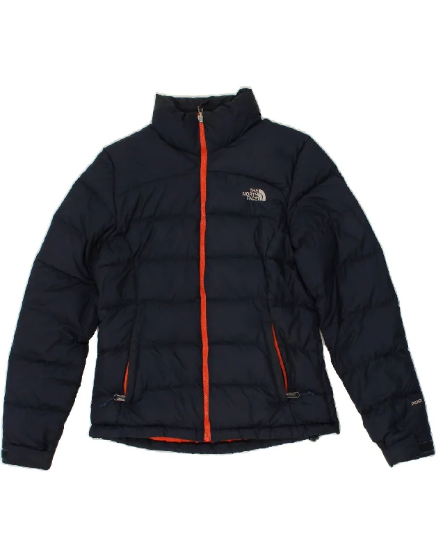 THE NORTH FACE Womens Padded Jacket UK 10 Small Navy Blue Polyester