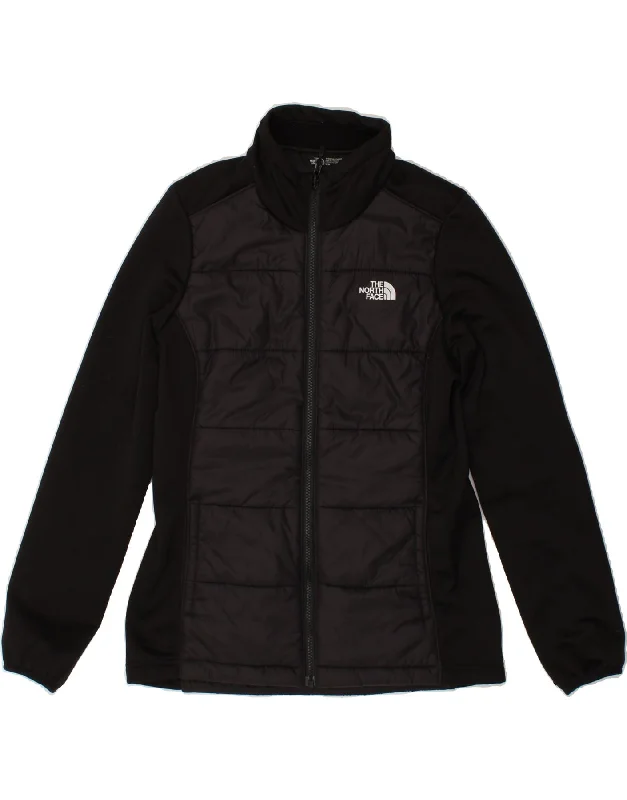 THE NORTH FACE Womens Padded Jacket UK 14 Medium Black Polyester