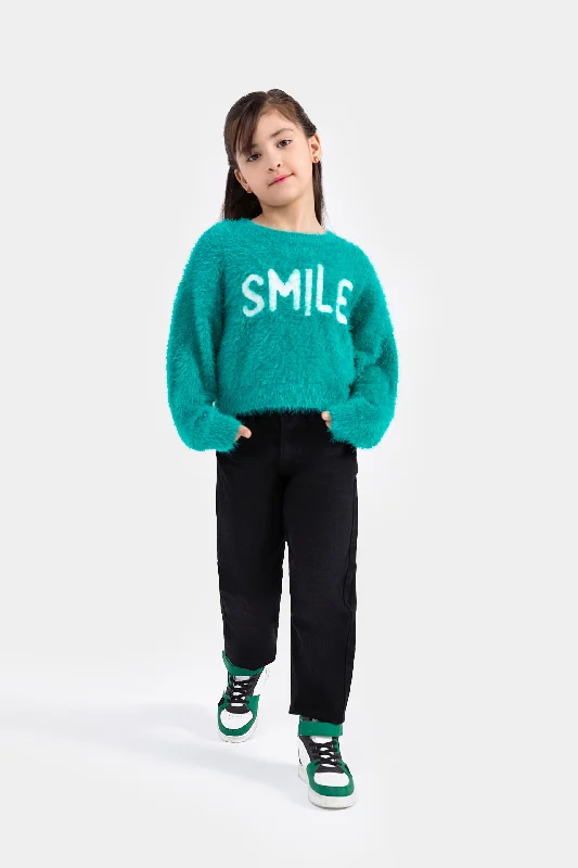 Smile Angora Knit Sweater