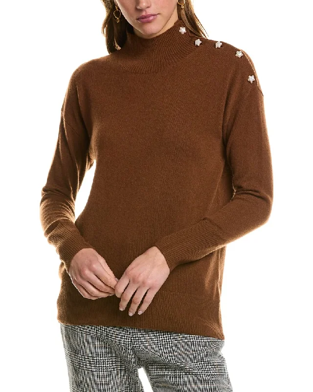 Kier + J Turtleneck Cashmere Sweater