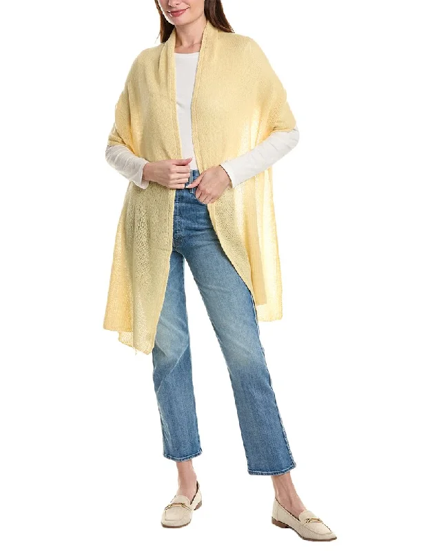 Portolano Plain Jersey Lightweight Cashmere Wrap