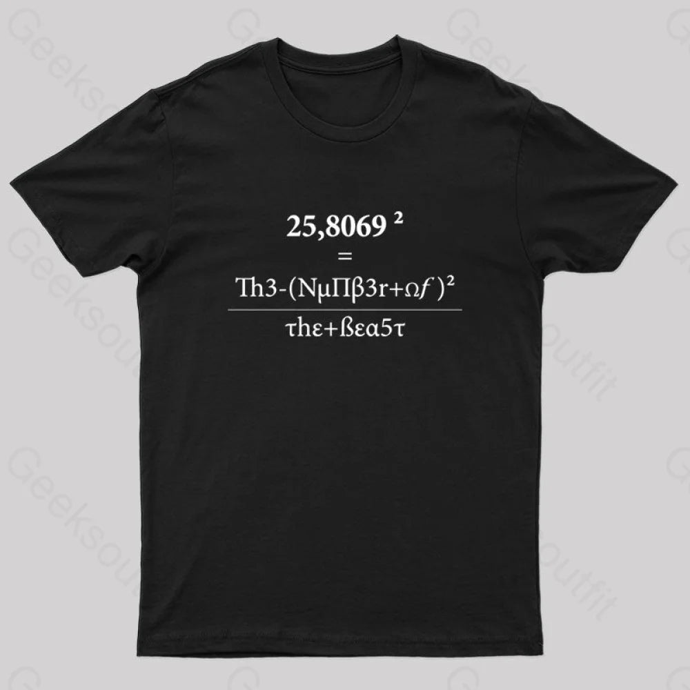 The Number Of The Beast Geek T-Shirt