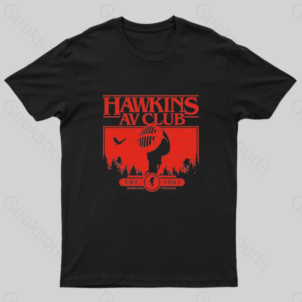 Hawkins AV Club Geek T-Shirt