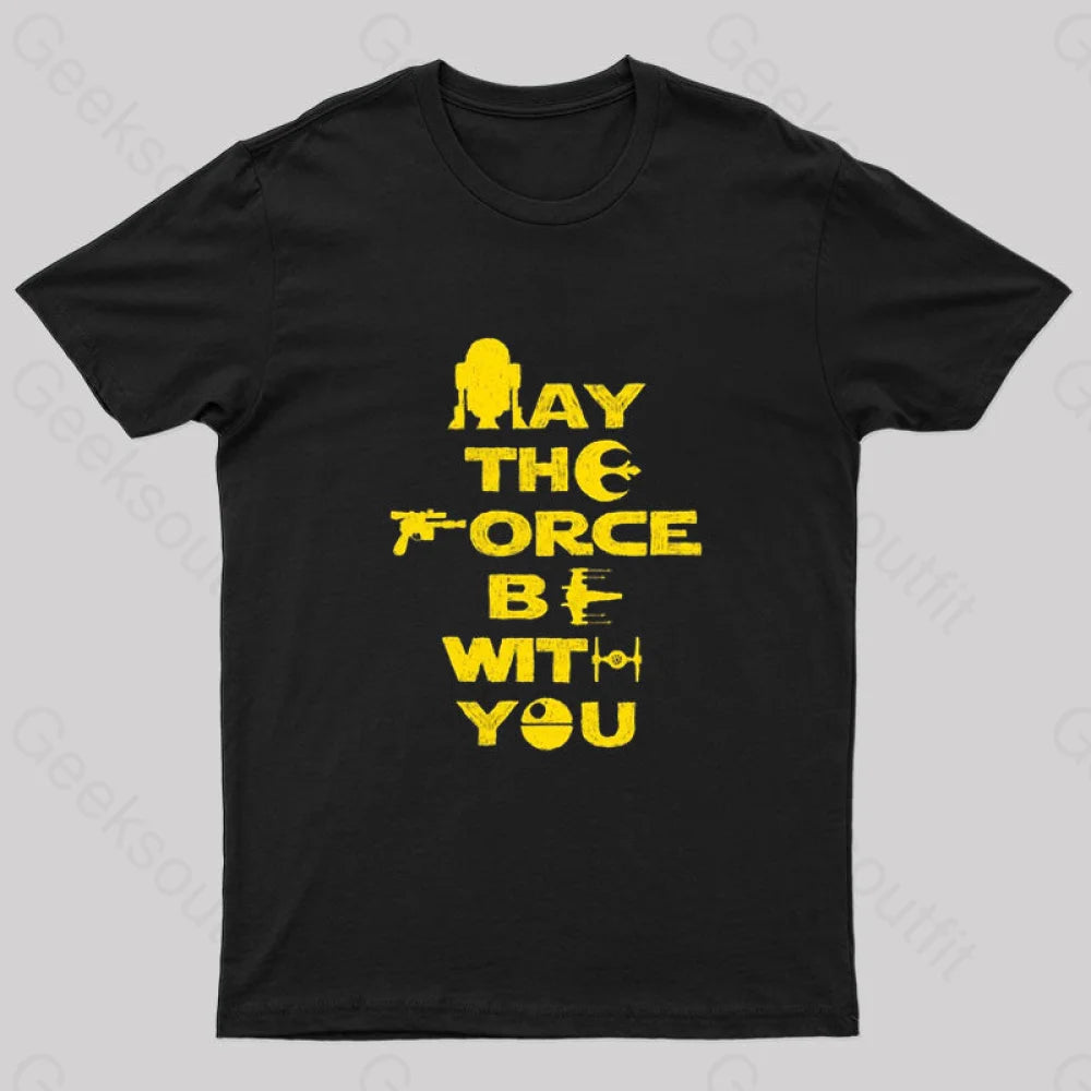 M4y Th3 F0rc3 B3 W1th Y0u Nerd T-Shirt