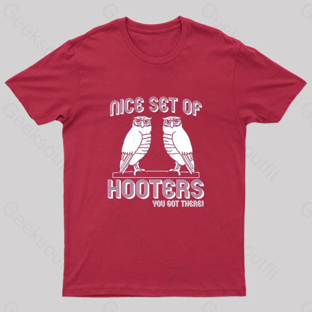 Nice Set of Hooters You Got There Nerd T-Shirt