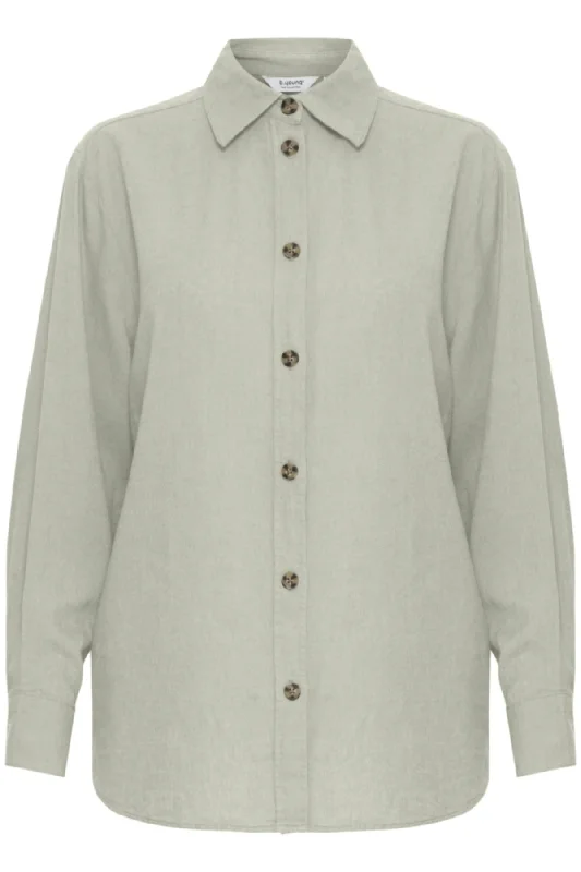 Beige Linen Shirt