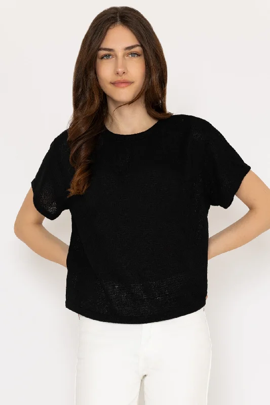 Black Round Neck T-shirt