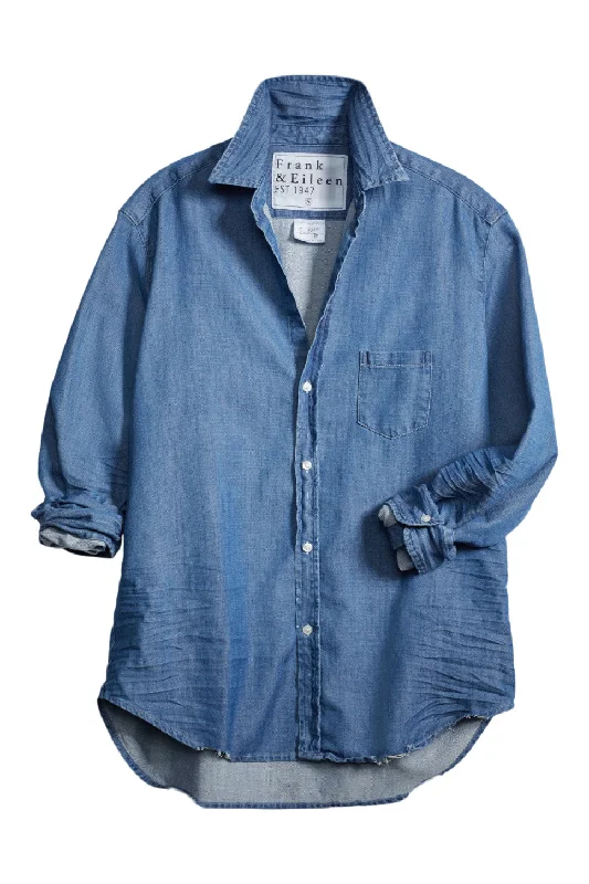 Frank & Eileen Eileen Long Sleeve Shirt in Vintage Stonewashed Indigo