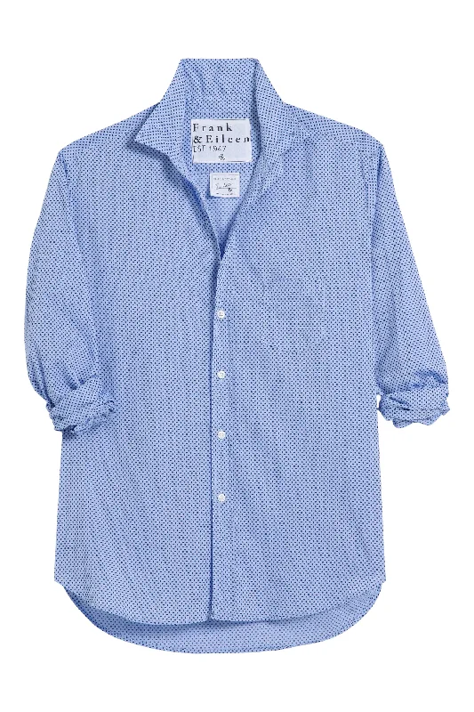 Frank & Eileen Eileen Relaxed Fit Button Up Shirt in Navy Dots