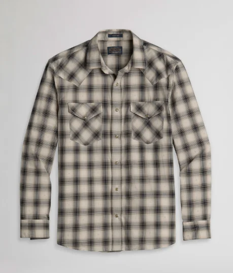 Pendleton Men's Long Sleeve Frontier Snap Shirt