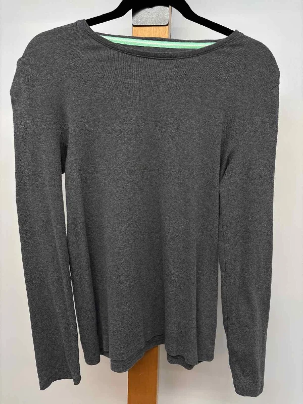 Talbots Women's Size M Gray Heathered Long Sleeve Shirt