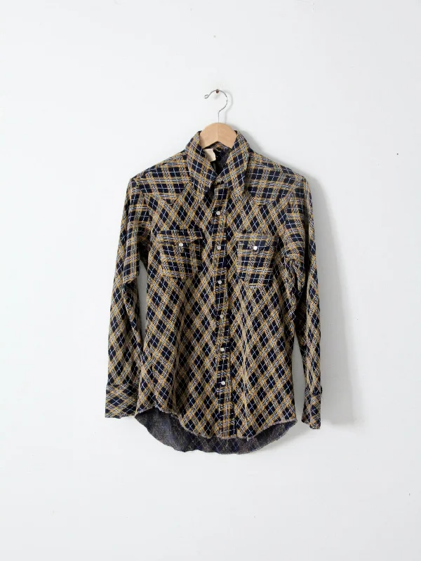 vintage 70s western shirt