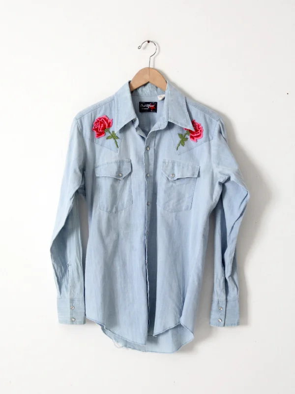 vintage 70s western shirt