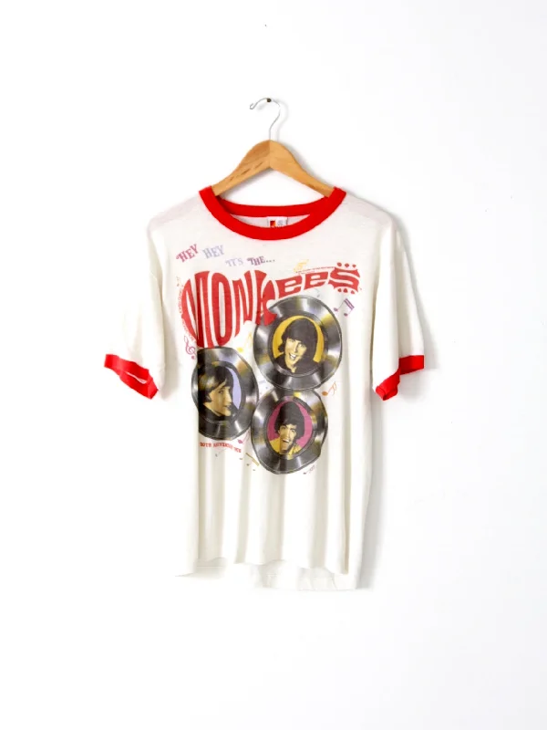 vintage Monkees 20th Anniversary tour band t-shirt